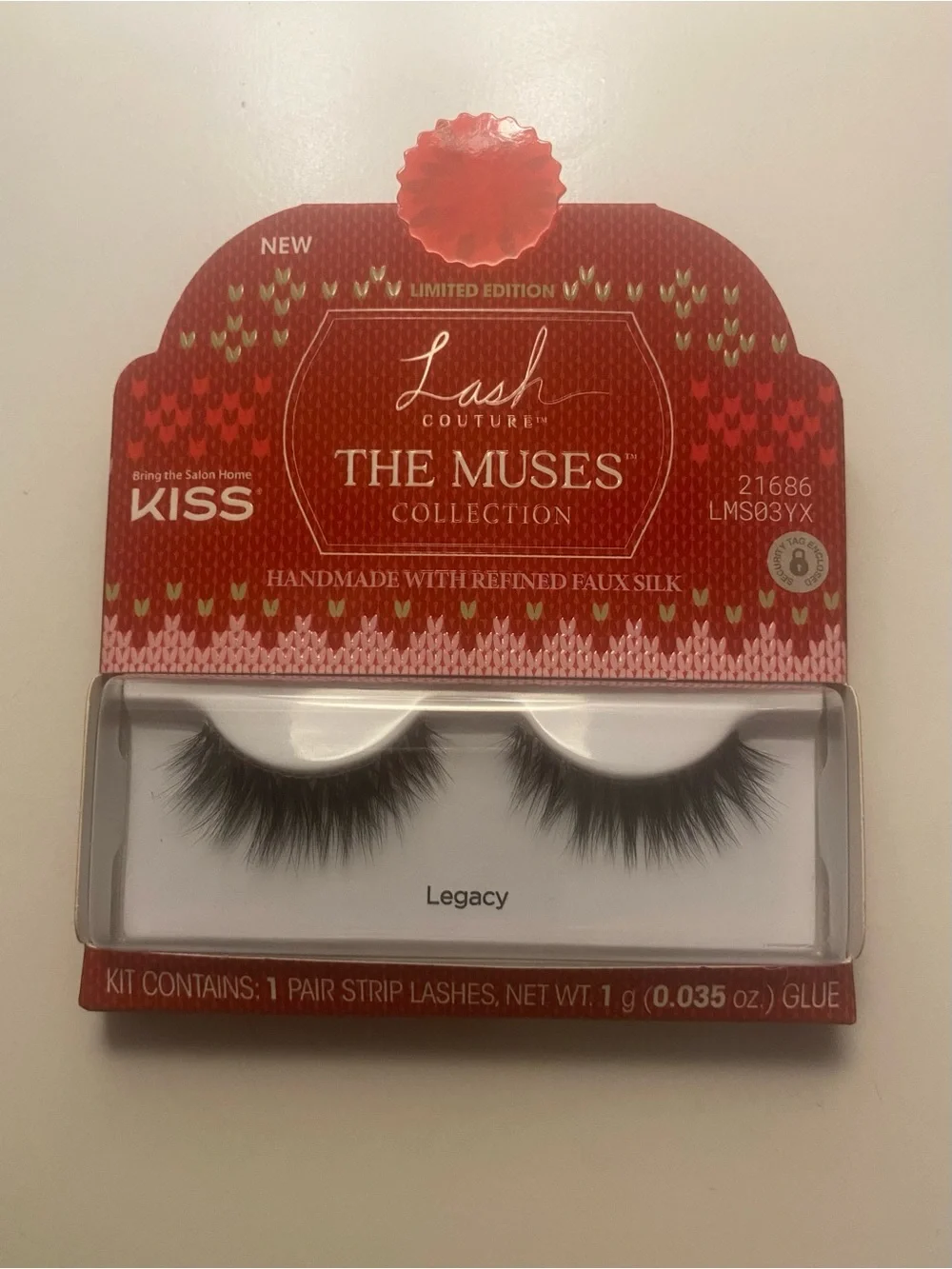 KISS Lash Couture The Muses Collection 'Legacy' Black False Eyelashes